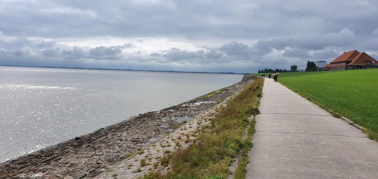 Fewo Mit Meerblick - Direktzugang Zur Nordsee Apartamento Wilhelmshaven Exterior foto